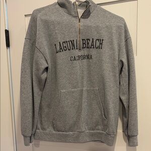 Gray Laguna Beach California Sweatshirt